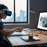 Home 8 데이터 기반 예술 교육 프로그램 개발 - I will create three distinct image prompts based on the provided text, focusing on the themes of dat...