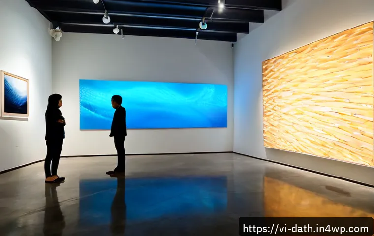 Home 13 데이터 기반 아트의 글로벌 아트 마켓 - Photorealistic contemporary art gallery in Ho Chi Minh City, a large abstract data-driven light scul...